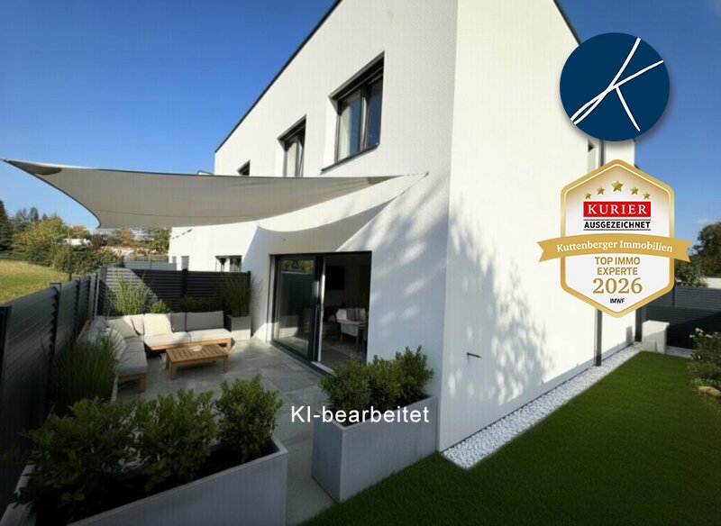 Garten / KI-generierter Gestaltungsvorschlag (Möblierung nicht enthalten)