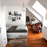 freundliches Schlafzimmer