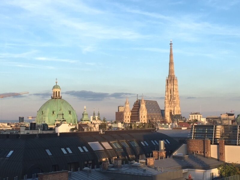 Blick Stephansdom