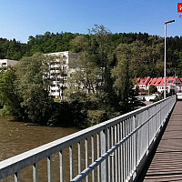 Proleberbrücke Radweg am Murufer