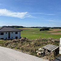 Grundstück Sicht von Zufahrt