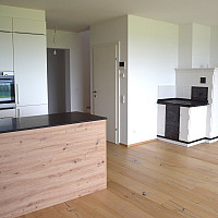 gemütliche Küche und Wohnen