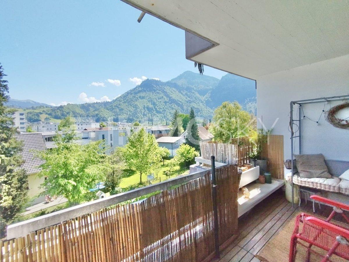 Balkon mit Aussicht