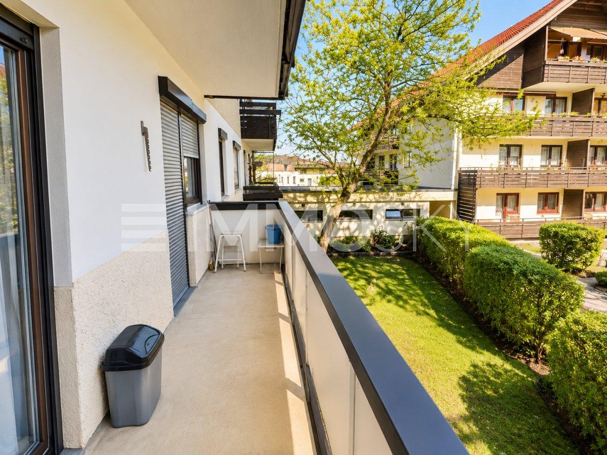Balkon groß
