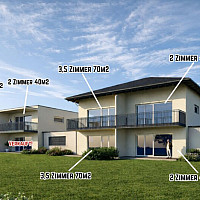 NEUBAU! Moderne, sonnige und ruhige 3,5 Zimmer Wohnung mit Balkon in Waidmannsdorf - Schubertstraße