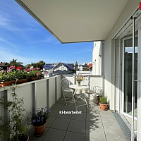 Möblierungsvorschlag Balkon KI generiert