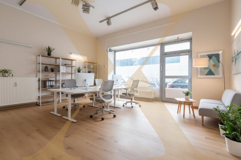 Bsp. Büro - Visualisierung ? Einrichtung & Renovierung mittels KI