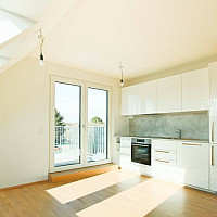 Wohnbereich / offene Küche