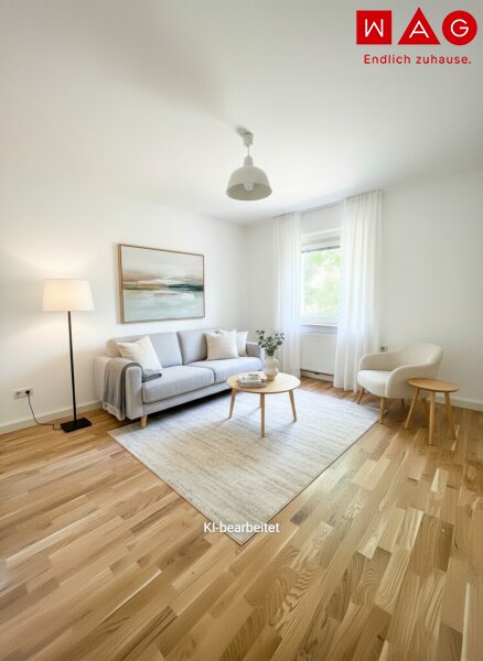 Wohnzimmer Beispiel KI