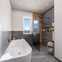 Badezimmer Perspektive 2