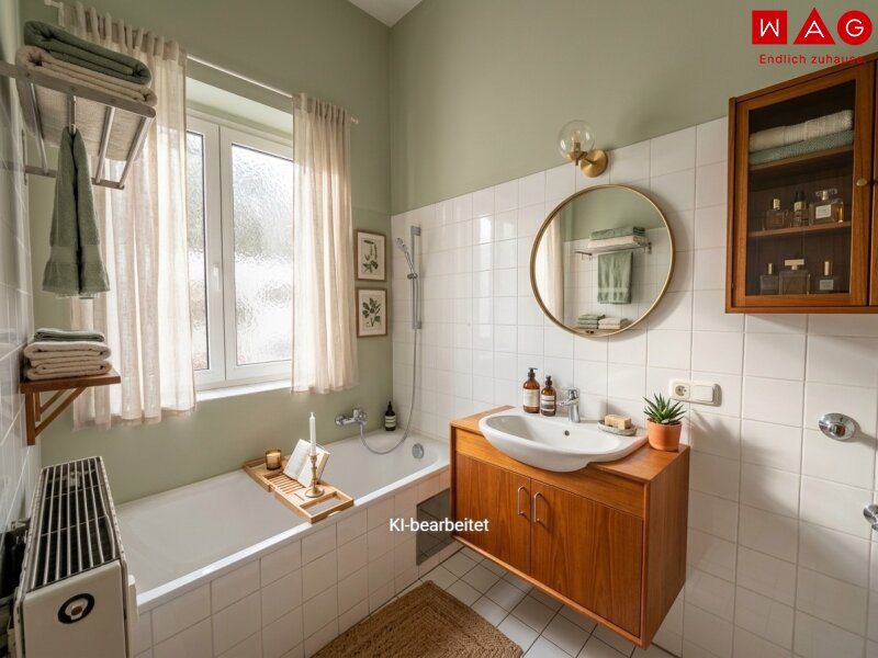 KI generiertes Badezimmer