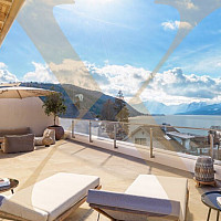 Visualisierung - Terrasse und Seeblick