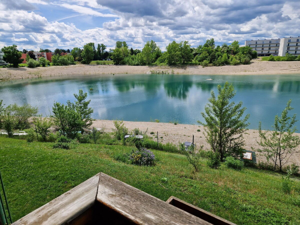 Balkonblick auf den See